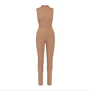 Skims ALL-IN-ONE MOCK NECK SLEEVELESS ONESIE